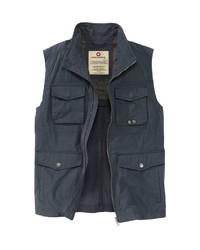 dunkelblaue ärmellose Jacke von REDPOINT