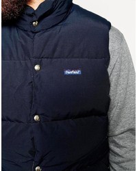 dunkelblaue ärmellose Jacke von Penfield