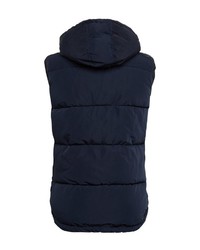 dunkelblaue ärmellose Jacke von Tom Tailor