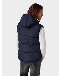 dunkelblaue ärmellose Jacke von Tom Tailor