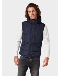 dunkelblaue ärmellose Jacke von Tom Tailor