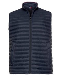 dunkelblaue ärmellose Jacke von Tommy Hilfiger