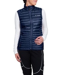 dunkelblaue ärmellose Jacke von Vaude