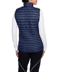 dunkelblaue ärmellose Jacke von Vaude