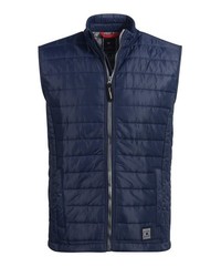 dunkelblaue ärmellose Jacke von Via Cortesa