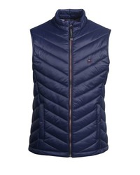 dunkelblaue ärmellose Jacke von Via Cortesa