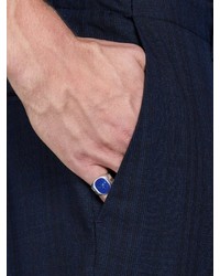dunkelblaue Anzughose mit Schottenmuster von Jack & Jones