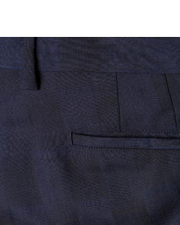 dunkelblaue Anzughose mit Schottenmuster von Paul Smith