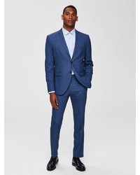 dunkelblaue Anzughose von Selected Homme