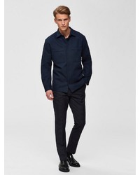 dunkelblaue Anzughose von Selected Homme