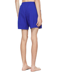 dunkelblaue Badeshorts von Alexander McQueen