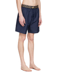 dunkelblaue Badeshorts von Versace Underwear