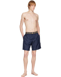 dunkelblaue Badeshorts von Versace Underwear