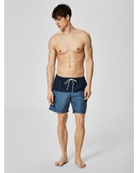 dunkelblaue Badeshorts von Selected Homme