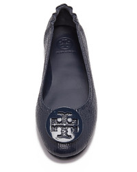 dunkelblaue Ballerinas von Tory Burch