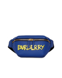 dunkelblaue Bauchtasche von Burberry