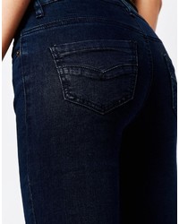 dunkelblaue enge Jeans aus Baumwolle von Bellfield
