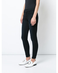dunkelblaue enge Jeans aus Baumwolle von Frame