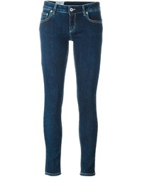 dunkelblaue enge Jeans aus Baumwolle von Dondup
