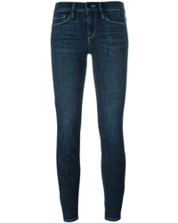 dunkelblaue enge Jeans aus Baumwolle von Frame