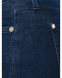 dunkelblaue enge Jeans aus Baumwolle von 7 For All Mankind