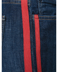 dunkelblaue enge Jeans aus Baumwolle von Mother