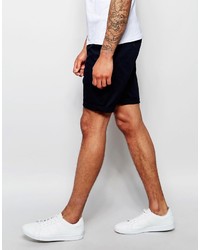 dunkelblaue Baumwollshorts von Asos