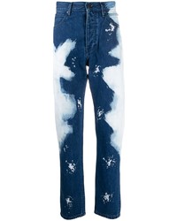 dunkelblaue bedruckte Jeans von Calvin Klein Jeans Est. 1978