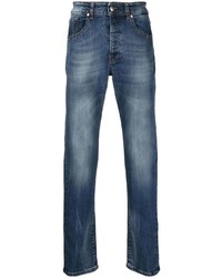 dunkelblaue bedruckte Jeans von John Richmond