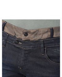 dunkelblaue bedruckte Jeans von Kaporal
