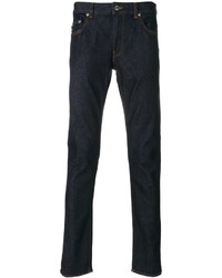 dunkelblaue bedruckte Jeans von Love Moschino