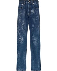 dunkelblaue bedruckte Jeans von Namacheko