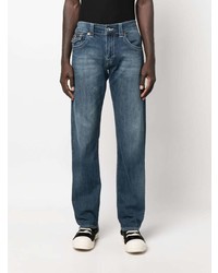 dunkelblaue bedruckte Jeans von True Religion