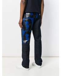 dunkelblaue bedruckte Jeans von Calvin Klein 205W39nyc