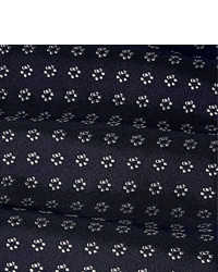 dunkelblaue bedruckte Krawatte von Hugo Boss
