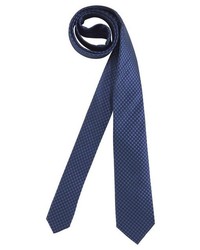 dunkelblaue bedruckte Krawatte von CLASS INTERNATIONAL