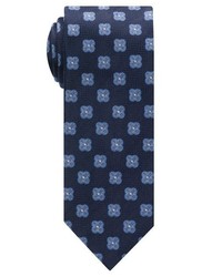 dunkelblaue bedruckte Krawatte von Eterna