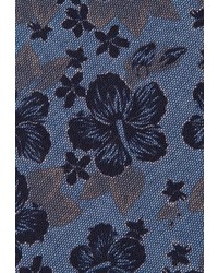 dunkelblaue bedruckte Krawatte von Jacques Britt