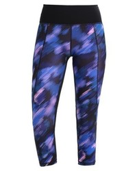 dunkelblaue bedruckte Leggings von Gap