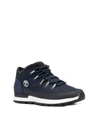 dunkelblaue bedruckte niedrige Sneakers von Timberland