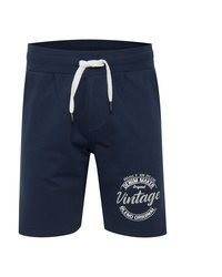 dunkelblaue bedruckte Shorts von BLEND