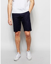 dunkelblaue bedruckte Shorts von Blend of America