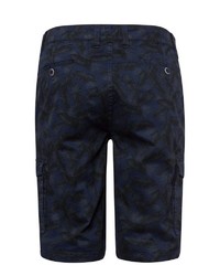 dunkelblaue bedruckte Shorts von Brax