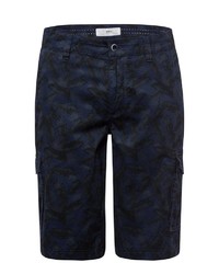 dunkelblaue bedruckte Shorts von Brax