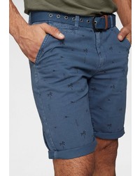 dunkelblaue bedruckte Shorts von JACK’S