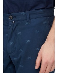 dunkelblaue bedruckte Shorts von Marc O'Polo