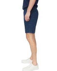 dunkelblaue bedruckte Shorts von Marc O'Polo