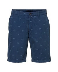 dunkelblaue bedruckte Shorts von Marc O'Polo