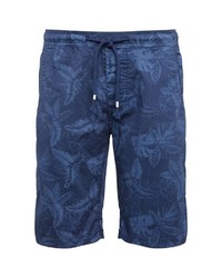 dunkelblaue bedruckte Shorts von Pepe Jeans