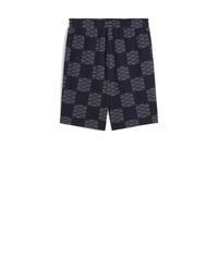 dunkelblaue bedruckte Shorts von Puma